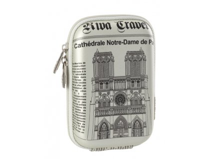 Rivacase 7103 pouzdro na fotoaparát, stříbrné Notre Dame