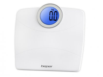 Beper 40811-B digitální váha s kulatým displejem do 180 kg, bílá