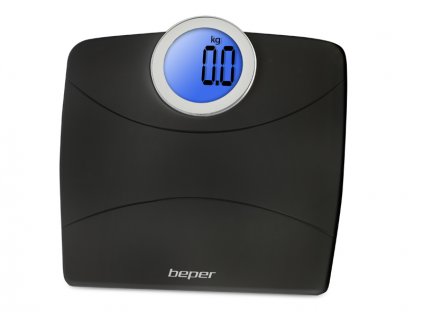 Beper 40811-N digitální váha s kulatým displejem do 180 kg, černá