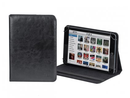 Riva Case 3003 pouzdro na tablet 8" kožený vzhled, černé