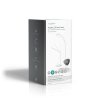 Nedis LTLGQ3M2WT LED stolní lampa / dotykové ovládání / bezdrátová Qi nabíječka 1.1 A 15 W / 2700-6500 K / bílá