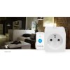 Nedis SmartLife chytrá zásuvka, monitor spotřeby, ochranný kolík, 16 A (WIFIP121EWT)