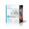 Nedis SmartLife chytrá zásuvka, monitor spotřeby, ochranný kolík, 16 A (WIFIP121EWT)