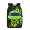 Rivacase 5430 batoh s kontrastním potiskem, černý/limetka, 30l