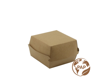 Krabička na burger Kraft XL 110x110x77 mm (50ks)