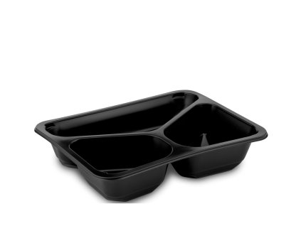 Zatavovacia miska PP 227x178x50 mm 3-dielna (50ks)
