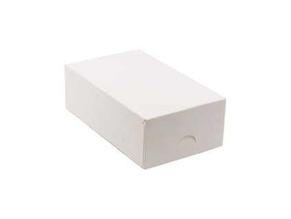 12849 krabicka na cukrovinky cake box 125x210x70mm biela
