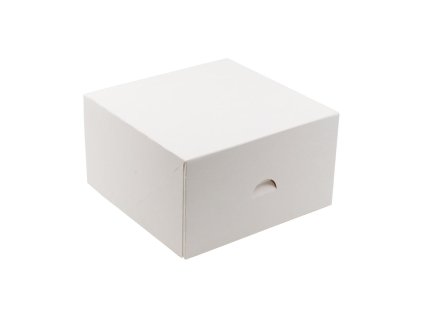 Krabička na cukrovinky 220x220x120 mm biela (15ks)