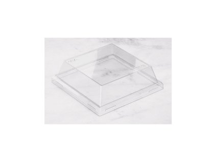 Viečko transparentné 165x165x40mm (50ks)