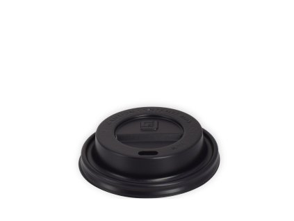 Vypuklé čierne viečko 73 mm PS (100ks)