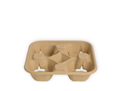 Podnos (PAP FSC Recycled) na 4 pohare 22x22cm(50ks)