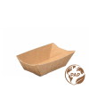 Papierová miska tray kraft S – 135×95×36 mm (250ks)