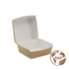 Burger Box XL CKB – 110×110×77 mm (kraft/biele vnútro) (50ks)