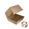 Burger Box Hamburger – skladací, 130×130×110 mm (50ks)