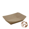 Papierová miska tray kraft L – 215×155×50 mm (50ks)