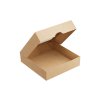 Krabička hnedá s okienkom 1500ml kraft 200x200x48mm (25ks)