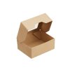 Krabička hnedá s okienkom 350ml kraft 80x100x40mm (25ks)
