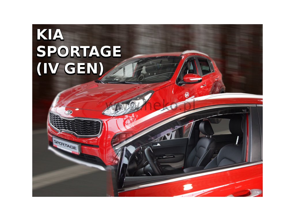Deflektory KIA SPORTAGE IV od 2016 do 2021