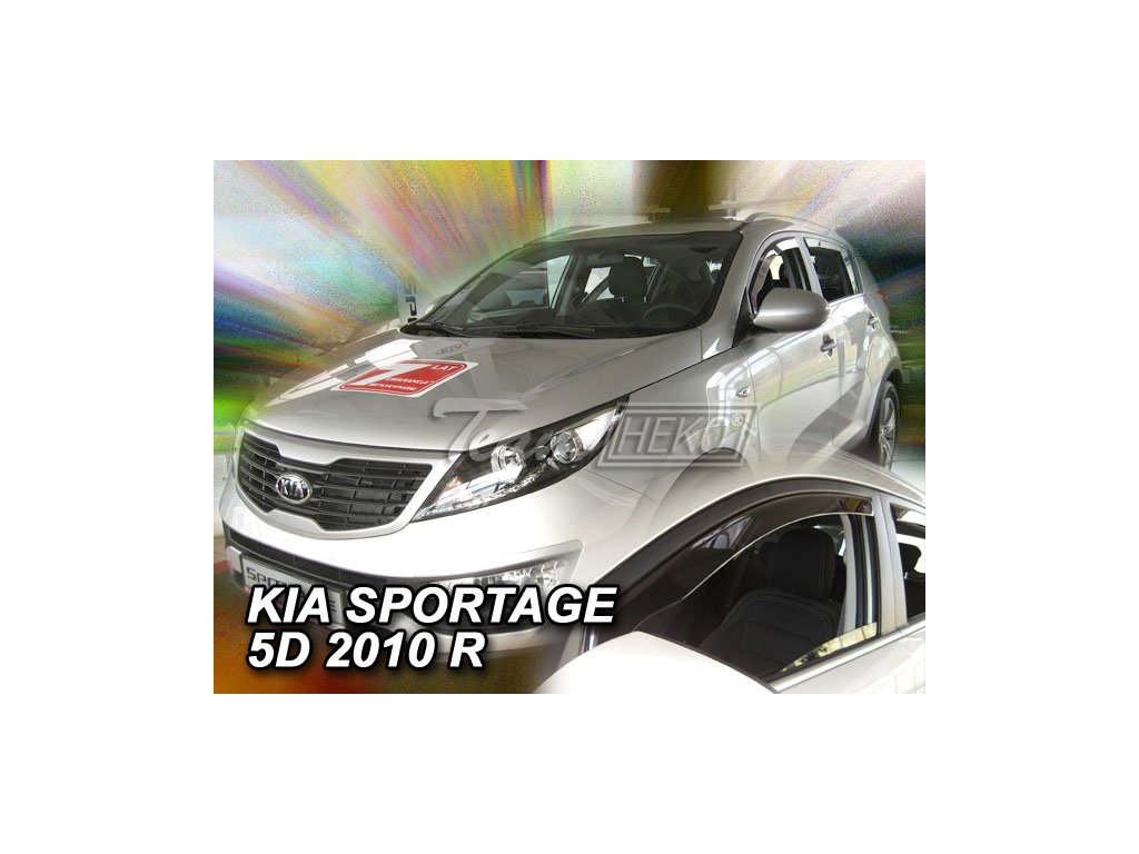 Deflektory KIA SPORTAGE III od 2010 do 2015