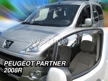 Deflektory PEUGEOT PARTNER od 2008 do 2018