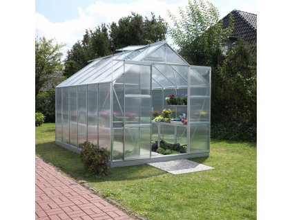 Skleník VITAVIA URANUS 9900 PC 6 mm strieborný