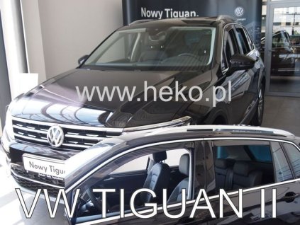 Deflektory VW TIGUAN II od 2016 + zadné deflektory