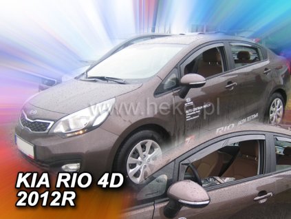 Deflektory KIA RIO III od 2011 do 2017