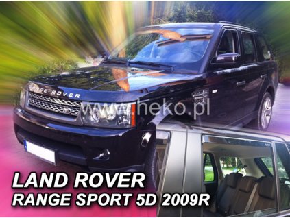 Deflektory LAND ROVER RANGE ROVER SPORT 5D 2005R.  a vyššie (+zadné)