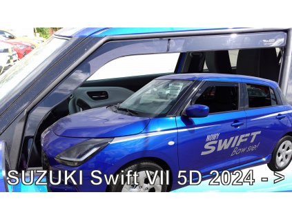 Deflektory SUZUKI Swift VII 5d 2024-> (+zadné)