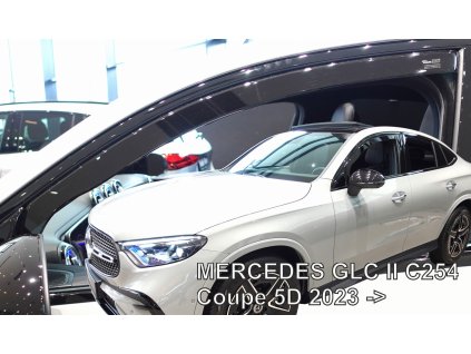 Deflektory MERCEDES GLC Coupe II C254 5d 2023 -> predné
