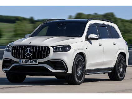 Mercedes GLS II X167 5D od 2019 s prednými dymovými deflektormi HEKO – SUV s ofukmi proti dažďu a vetru