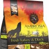 Ambrosia Fresh Turkey & Duck Ultra Premium 12 kg – balenie krmiva pre dospelé psy