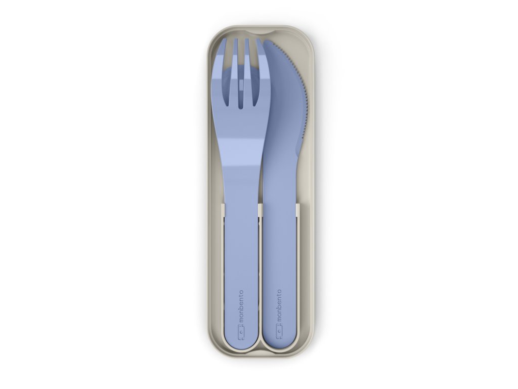 Monbento Pocket Color sada dětských příborů, blue infinity, 24050028