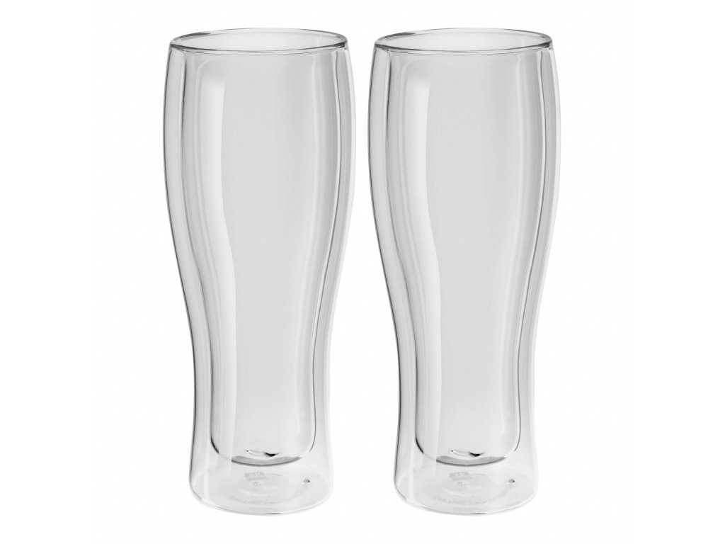 Zwilling Sorrento dvoustinná sklenice na pivo, 2 ks, 414 ml, 39500-214