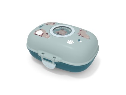 Monbento Gram dětský svačinový box 0,6 l, blue capy, 16014109
