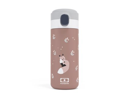 Monbento Pop dětská termoláhev na pití 360 ml, cinnamon fox, 36334081