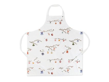 Kähler Hammershoi Christmas kuchyňská zástěra, white, 693709