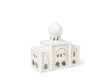 Kähler Urbania keramický svícen domeček Nimb 17 cm, 691056