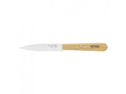 Opinel Les Essentiels N°113 vroubkovaný nůž na krájení 10 cm, přírodní, 001918