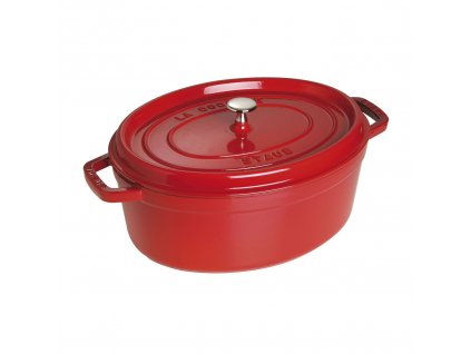 Staub Cocotte hrnec oválný 33 cm/6,5 l višňová, 1103306