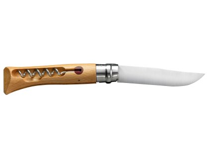 Opinel VR N°10 Inox nůž na sýr s vývrtkou, 10 cm