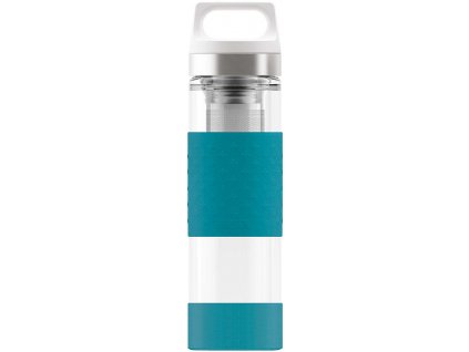 Sigg Hot & Cold Glass termoska 400 ml, aqua, 8555.70