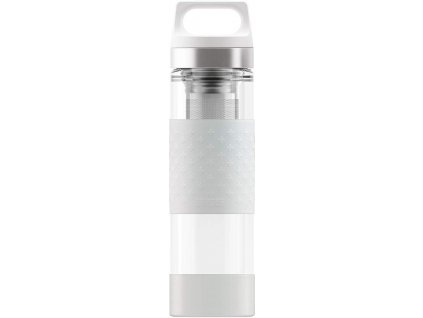 Sigg Hot & Cold Glass termoska 400 ml, white, 8539.40