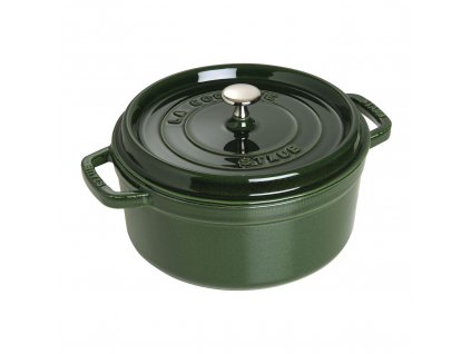 Staub Cocotte hrnec kulatý 24 cm/3,8 l bazalková, 1102485