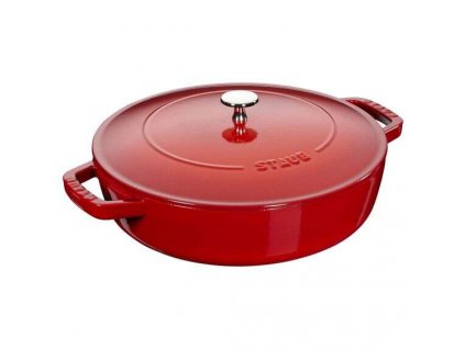 Staub Chistera kastrol s poklicí 28 cm/3,7 l višňová, 12612806