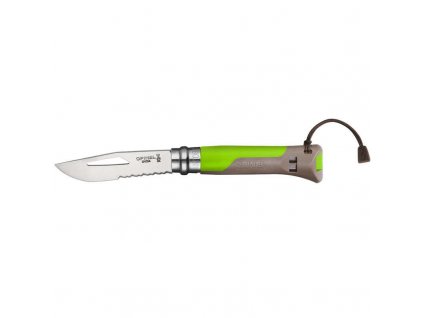 Opinel Outdoor N°08 zavírací nůž 8,5 cm, zelená, 001715