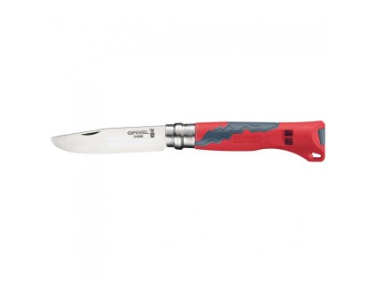 Opinel Outdoor Junior N°07 multifunkční nůž 7 cm, červená, 001897