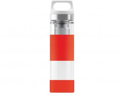 Termoska Sigg Hot & Cold Glass WMB 0,4 l, červená