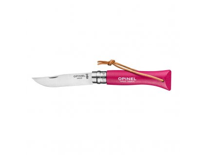 Opinel Colorama N°06 zavírací nůž 7 cm, růžová, 002201