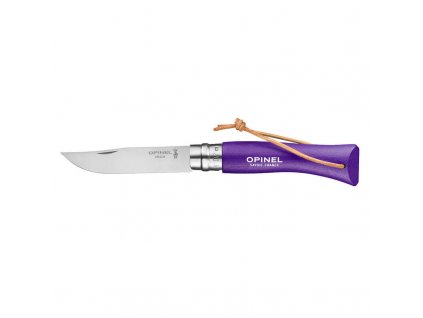 Opinel Colorama N°07 zavírací nůž 8 cm, fialová, 002205